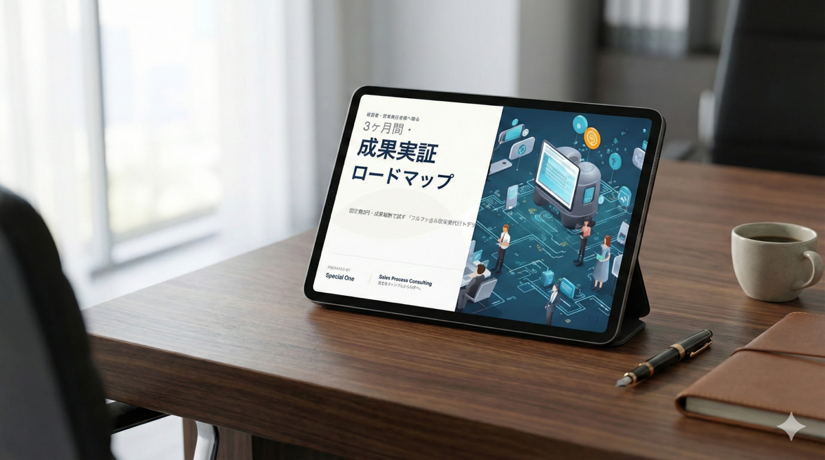 3ヶ月間営業改革ロードマップ資料